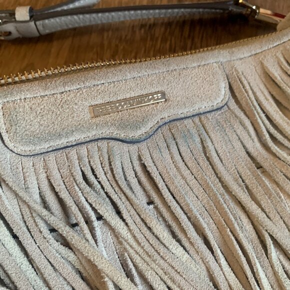 Rebecca Minkoff Suede Fringe Crossbody - Picture 3 of 15